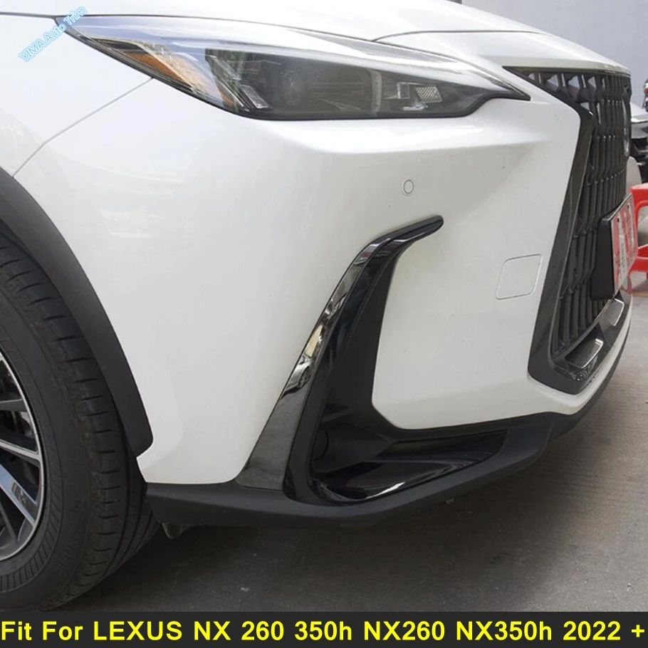 

Auto Front Bumper Protector Corner Strip Fog Light Eyelid Accessories Cover Trim For LEXUS NX 260 350h NX260 NX350h 2022 - 2024