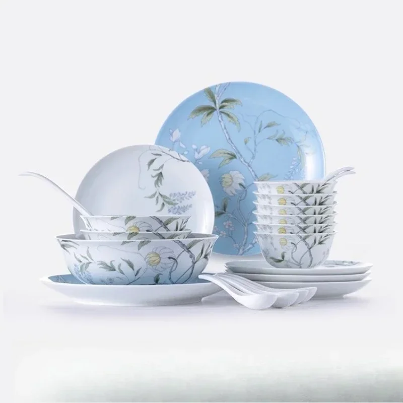 Ceramic bowls and plates Dish sets Household tableware set gift box