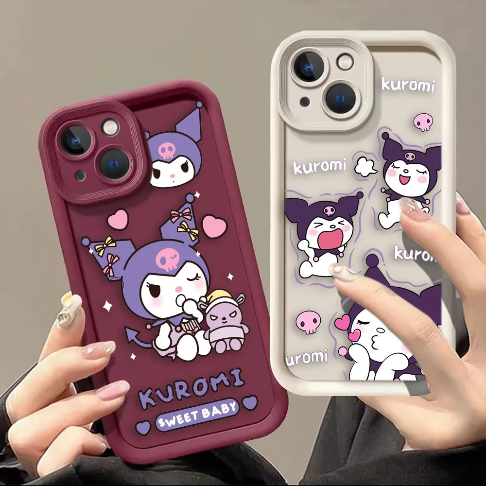 

Cartoon Cat Kuromi Baku Cover Phone Case For Google PIXEL 7 8 7A 8A 9 5G Oneplus 11 10R 8T NORD CE 4 LITE ACE 2 3 TPU Case Funda