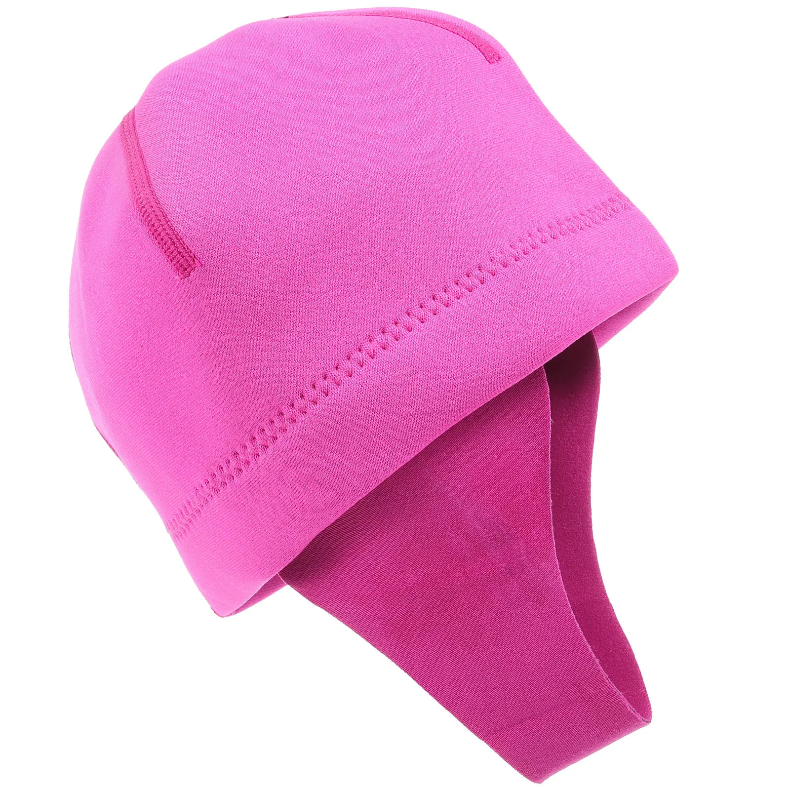 

Diving Cap Simple Design Swim Mens Protection Thermal Swimming with Strap Nylon Scuba Hood