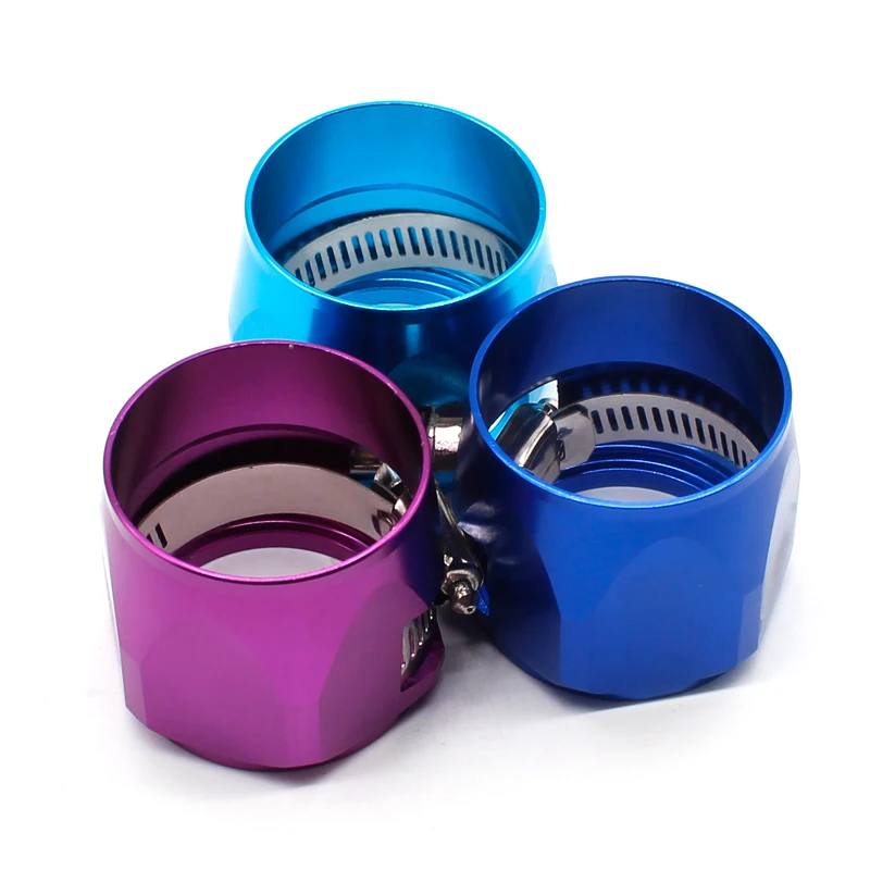 DEFT 35MM 37MM 40MM 45MM 50MM Oil Fuel Hose Clamp End Finisher Finishers Aluminum Hose Connectors Hose Clamps End Cover Clamp