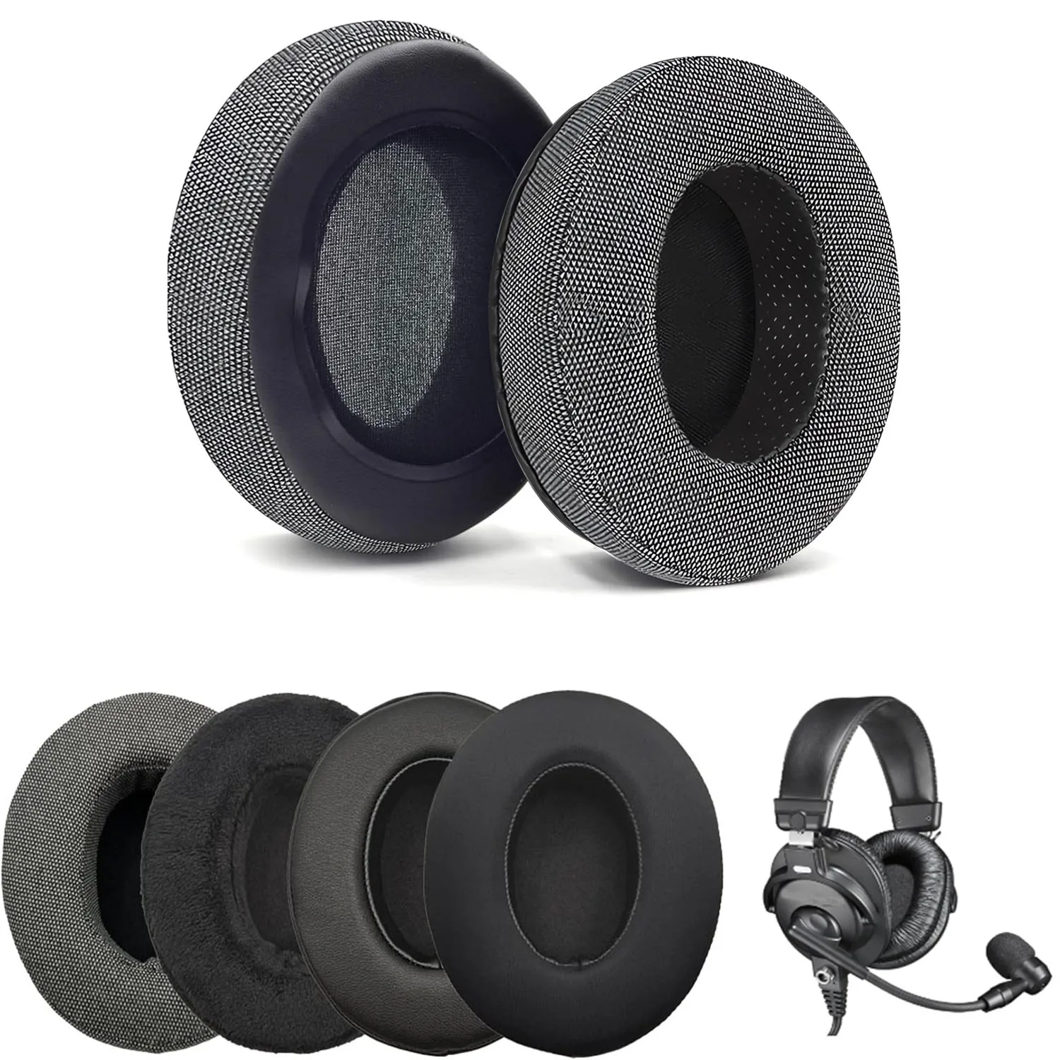 Almohadillas de Repuesto para Auriculares Audio Technica BPHS1 BPHS1-XF4 BPHS-1, Fundas de Repuesto para Auriculares