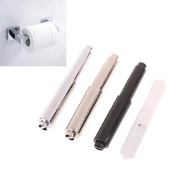 Telescopic Tissue Roll Toilet Paper Stick Plastic Towel Holder Roller Retractable Spring Rod