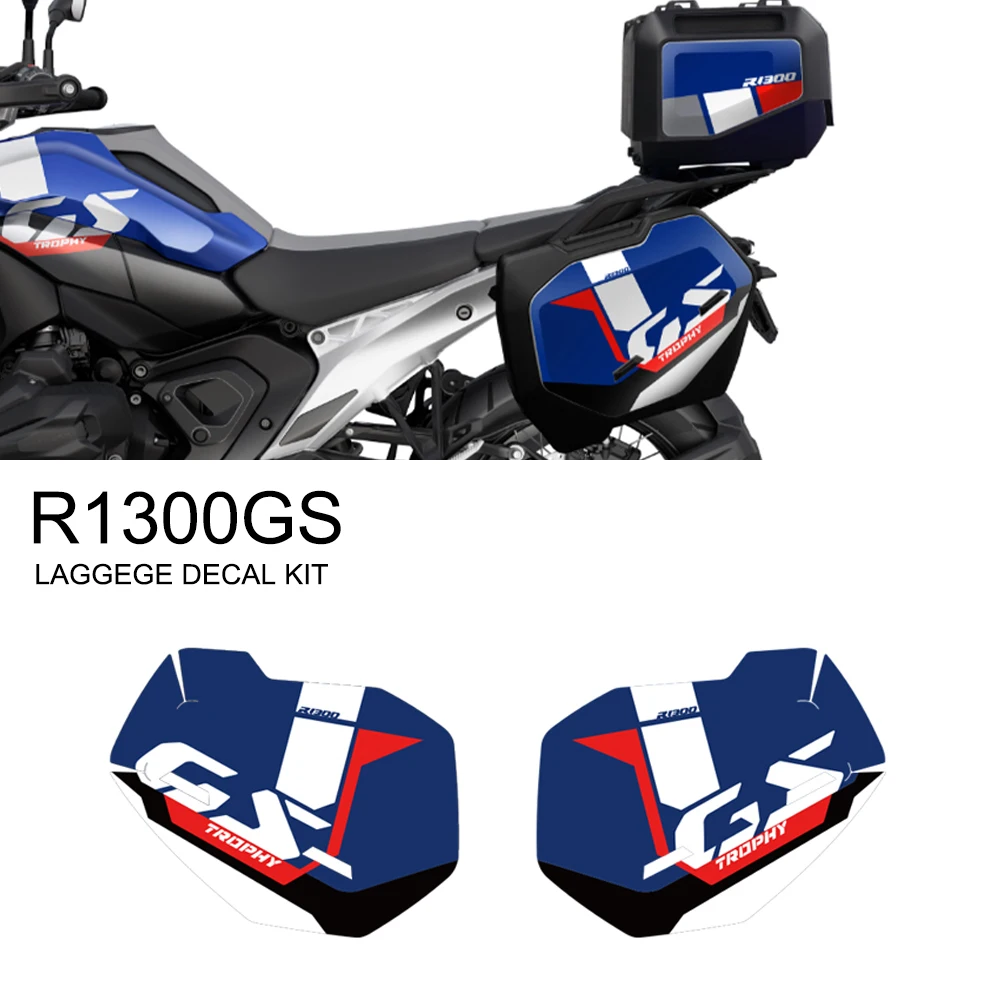 

For BMW R1300GS R 1300GS R 1300 GS 2023-2024 Motorcycle VARIO Laggege Decal Kit Suitcase Stickers Trunk Middle Side Stickers