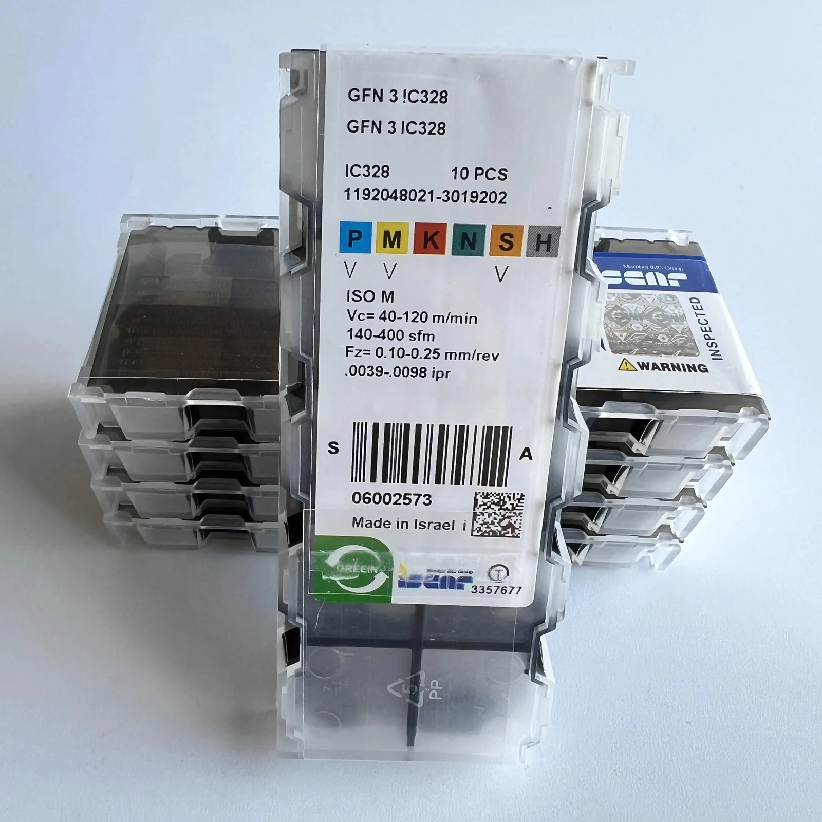 

GFN3 IC328 Industrial indexable carbide inserts 10 Pcs