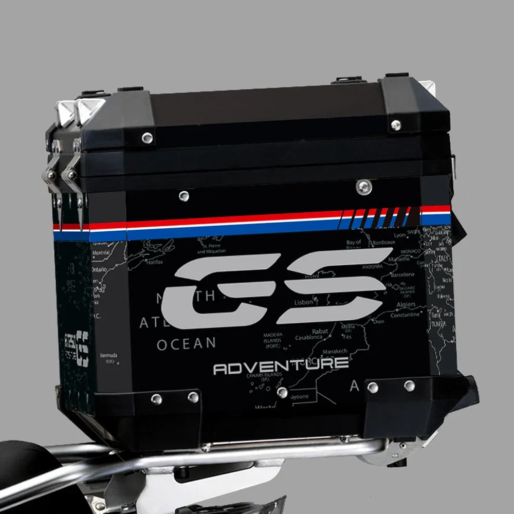 

Для BMW Алюминиевая коробка R1250GS F850GS R1200GS Набор светоотражающих наклеек для приключений