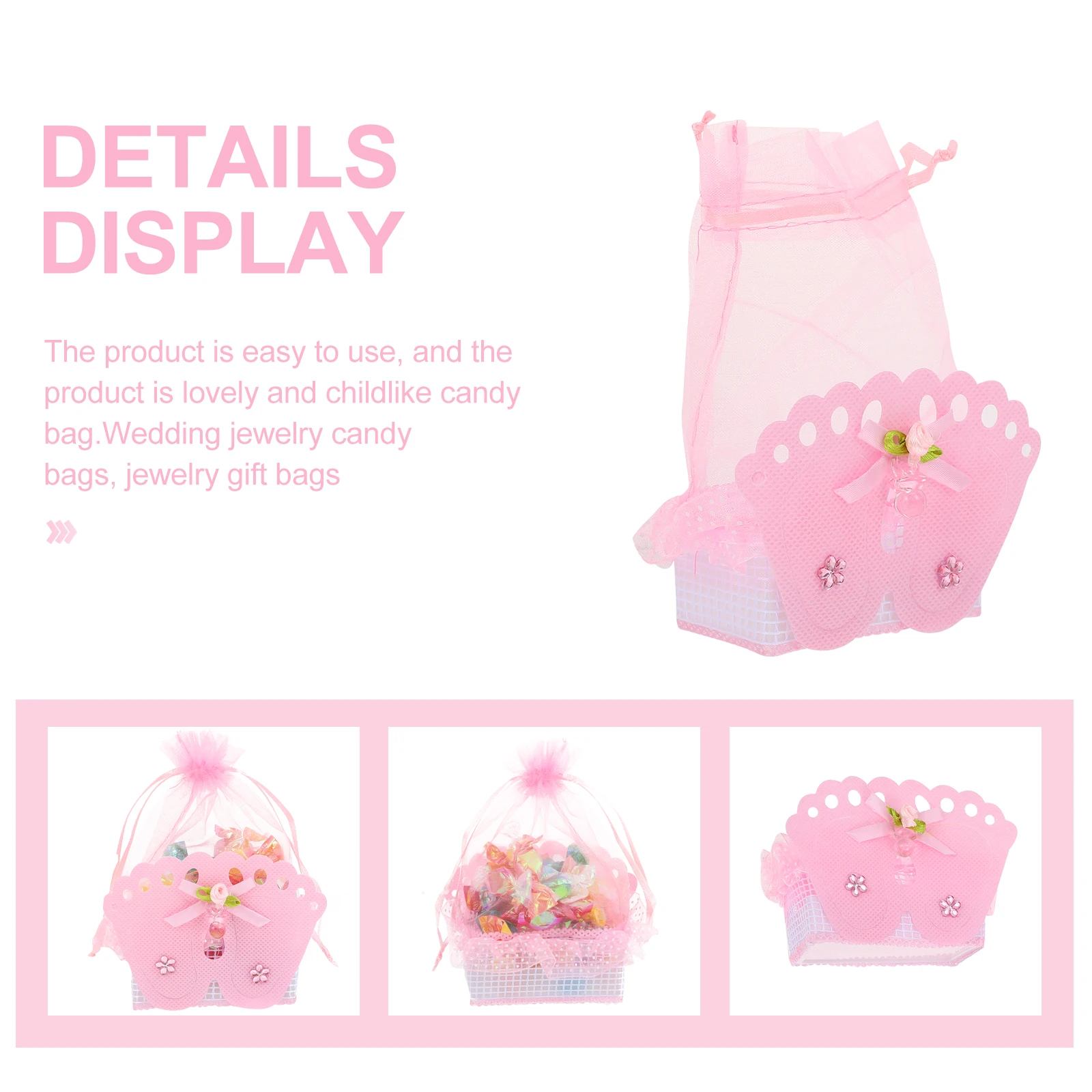 

12pcs Wedding Gift Bag Non woven Fabric C y Bags Delicate Decorative Festival Family Party Premium Durable Practical