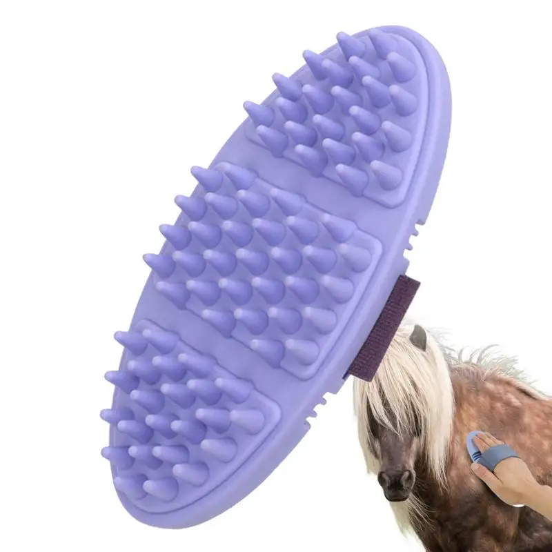 Horse Scrubbing Brush Grooming Brushes For Horse Bathing Scrubbing Horse Scrubber For Bath Horse Bathing Tool For Washing