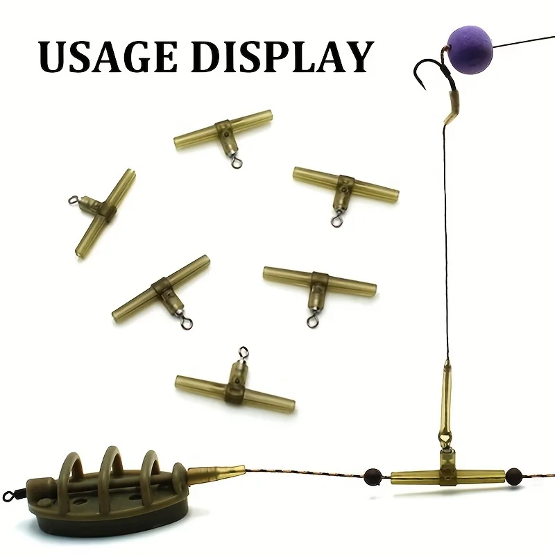 15/30 Stück Anti-Tangle Karpfenangel-Rig mit Wirbelhaken und Helikopter-Link – Unverzichtbares Zubehör für Karpfenangler – Detail 3