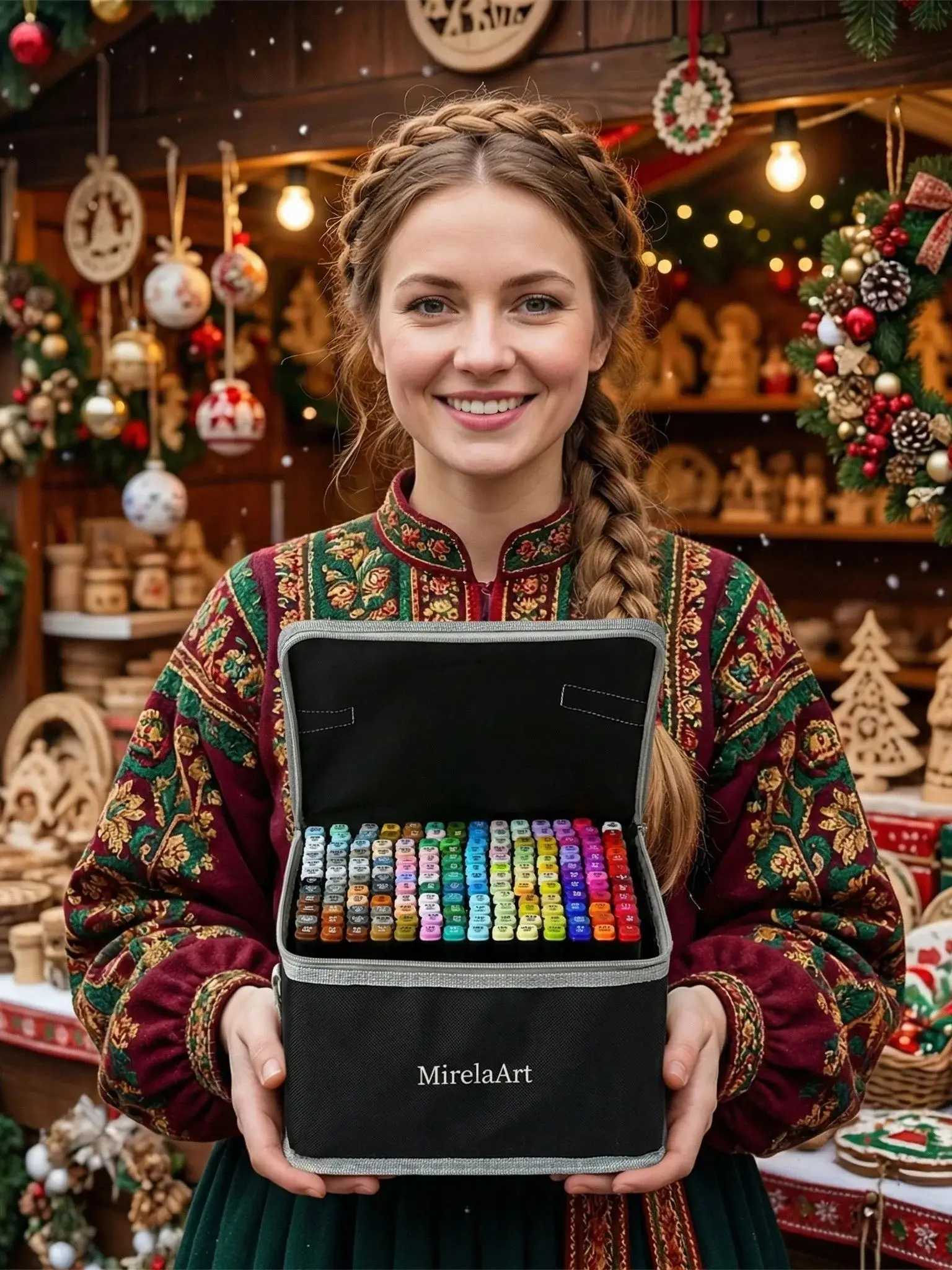 

45 Colors Alcohol Markers, Dual Sided for Art Marker Set, for Artists Adults Coloring Illustration, Sketching, Coloring, Drawin