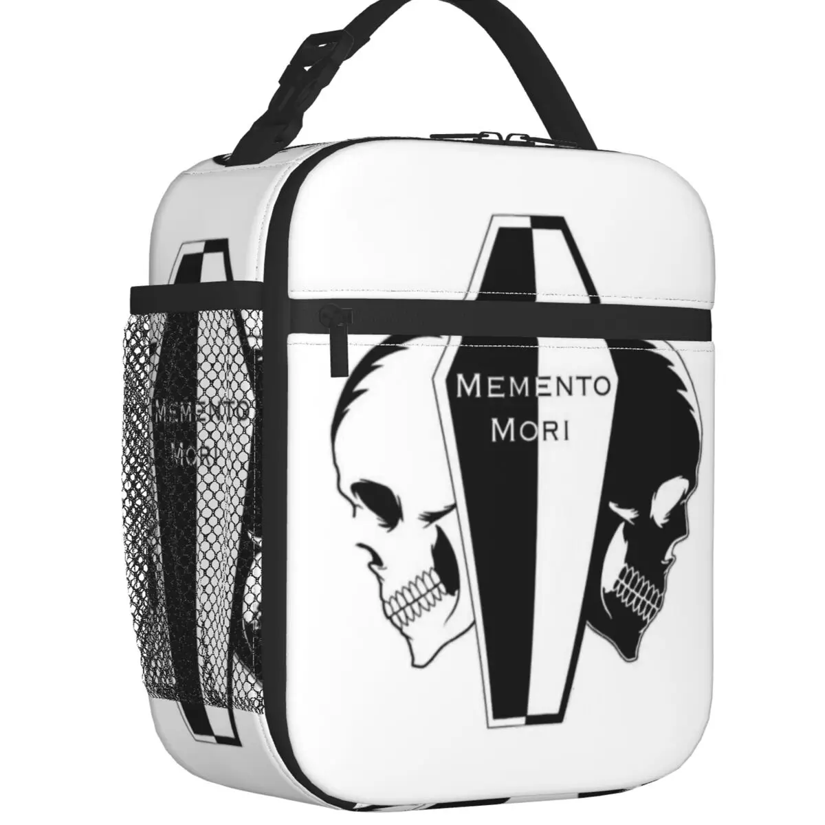 Memento Mori Unus Annus Hourglass Skull Thermal Insulated Lunch Bag Ethan Markiplier Mark Lunch Container Storage Food Box