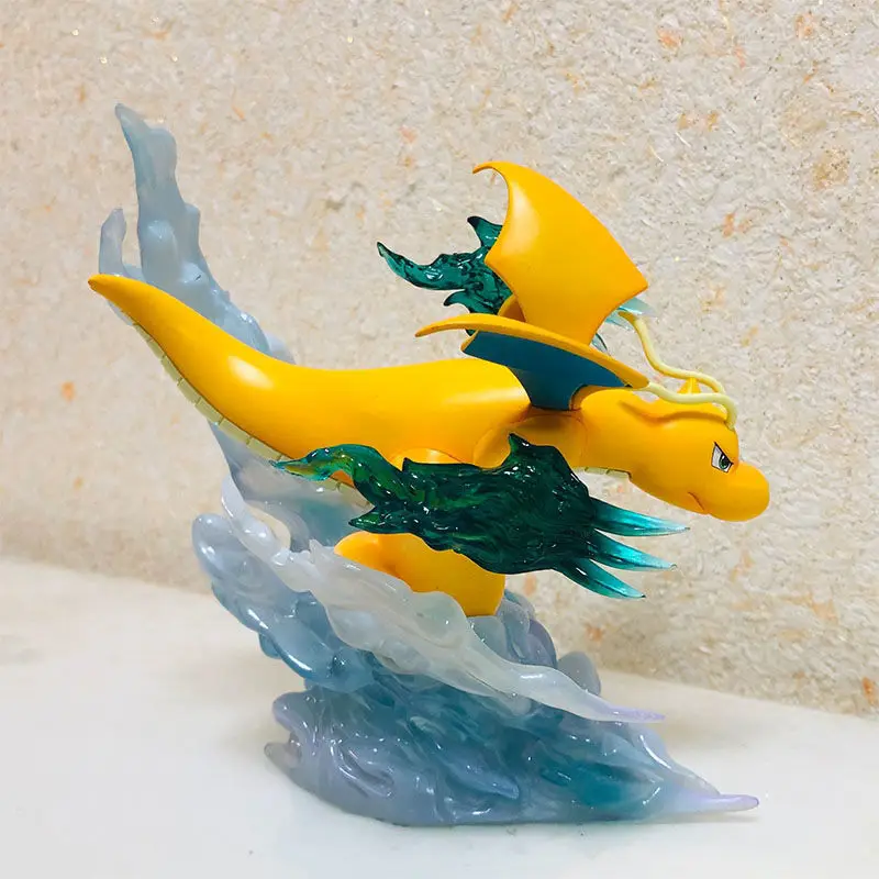 Gorący 17cm Anime Pokemon rysunek Dragonite figurka statua pcv model figurki kolekcja dekoracja na biurko zabawka urodzinowa dla dzieci prezent