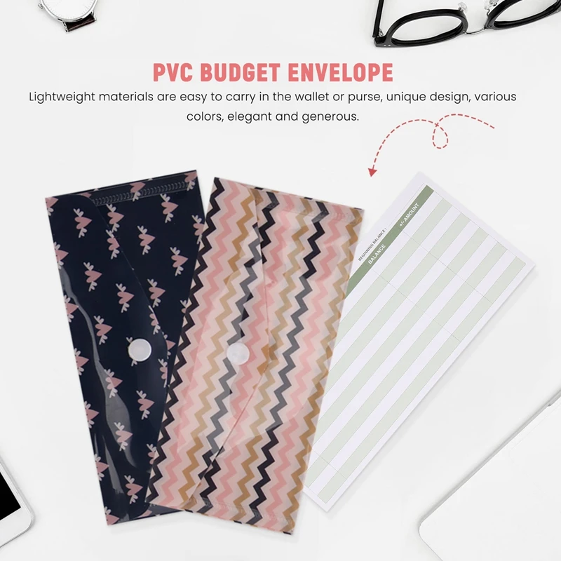 15 Pcs Budget Wallet Envelope Waterproof Cash Envelopes, Budget Envelope For Family Financial Budget Planner Organizer