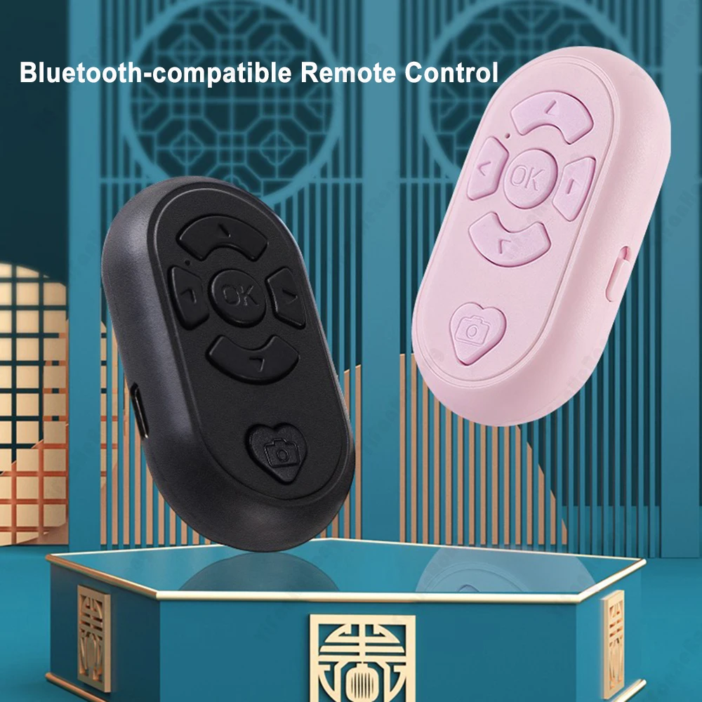 Bluetooth-compatible Wireless Remote Control Phone Selfie Video Controller For Android Ios Remote Button Rechargeable Type-C