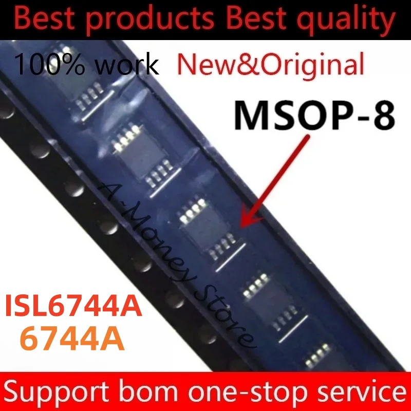 (5pcs)6744A ISL6744A Msop-8