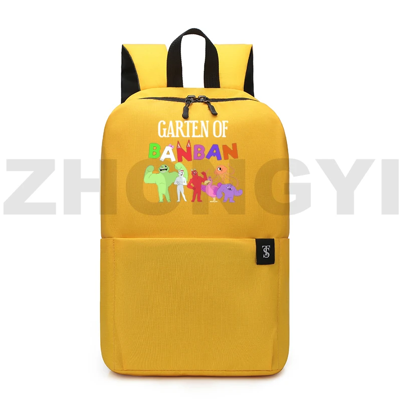 Peso leve à prova dlight água viagem bagpack crianças dos desenhos animados garten de banban 2 impressão mochilas homens mulheres busines portátil mochila