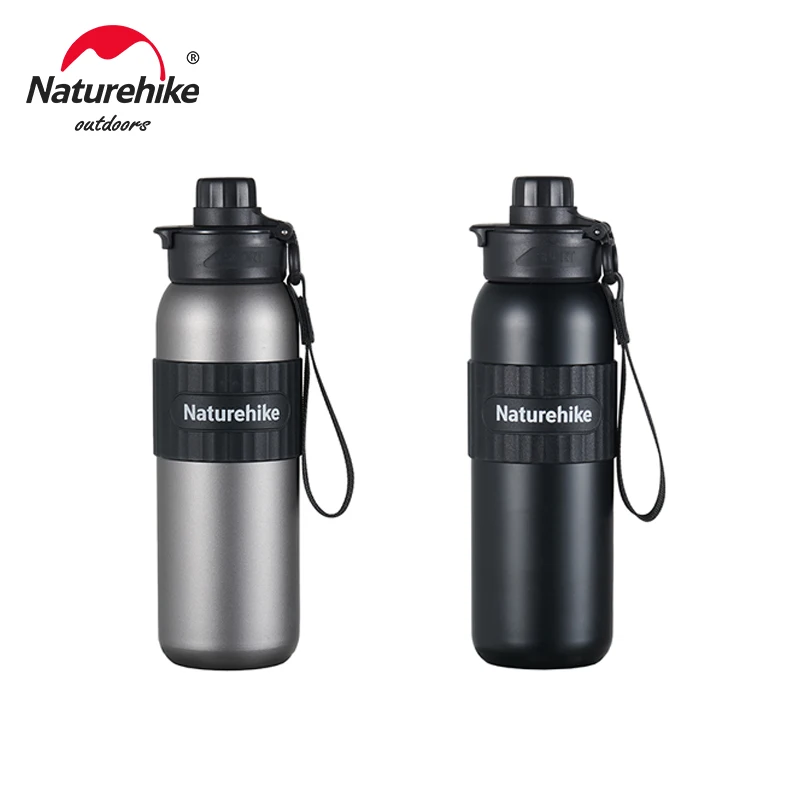 

Титановый спортивный чайник Naturehike Chasing Wind, 600 мл, легкая, долговечная, с изоляцией, портативная бутылка для воды для питья на открытом воздухе