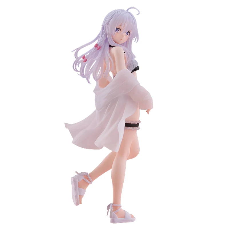 

18cm Genuine TAITO Wandering Witch: The Journey of Elaina Coreful Elaina Water Ver. Swimsuit Anime Action Figure Model Toys Gift