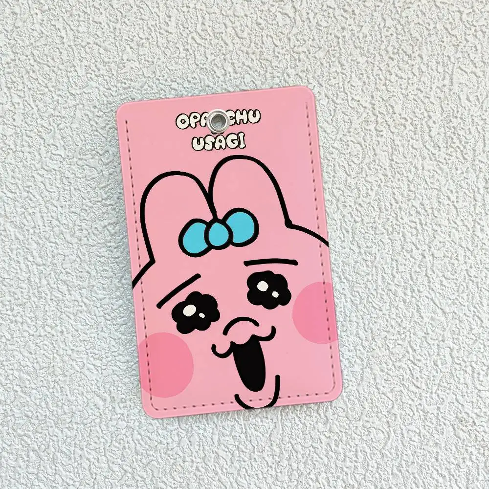 كارتون O-Opanchu مضحك Usagi بطاقة كليب واقية كم حافلة البنك بطاقة الائتمان كم واقية بطاقة الهوية #6
