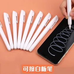 10/2pcs White Liquid Chalk Erasable Pen Marker for Glass Windows Blackboard Chalkboard Window White Pen Washable erasable