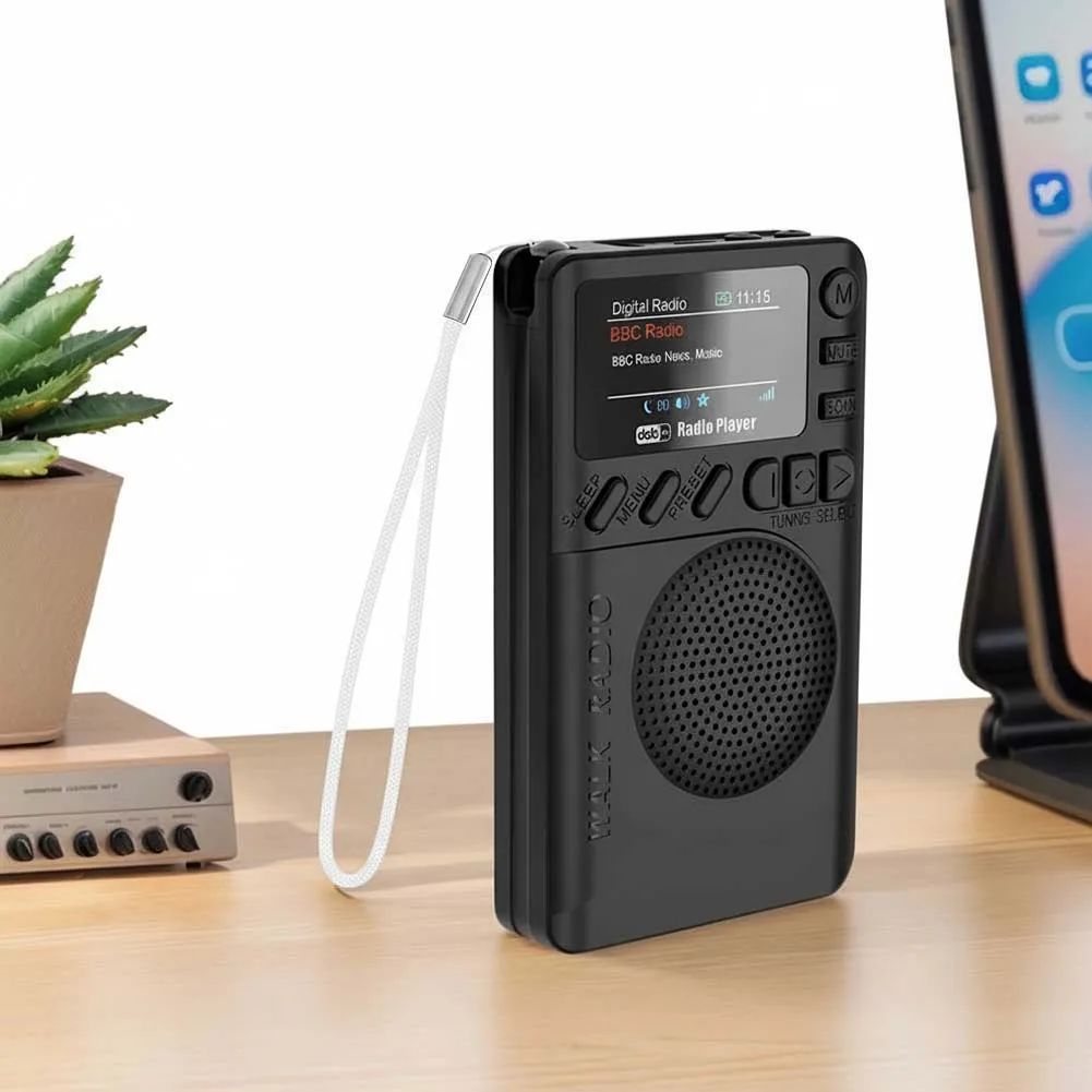 MiniDABFMDigitalradiomitKopfhöreranschlussTragbaresRadiomitLautsprecherBT5.0FarbdisplayTaschenradiofürOutdoorCampingWandern-AliExpress1420