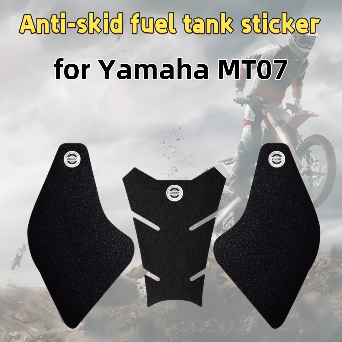 

for Yamaha MT07 2021-motorcycle fuel tank sticker fishbone sticker anti-slip protection sticker side sticker modification MT07