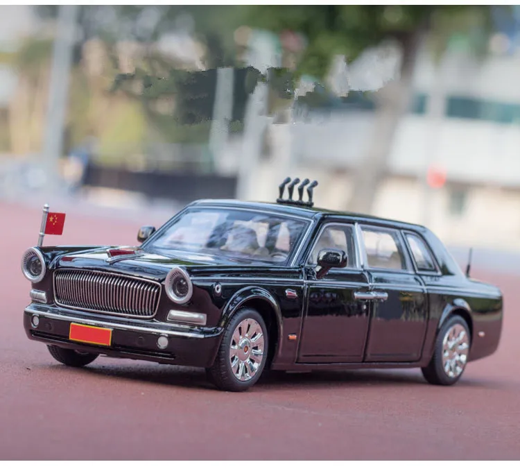 Heißer sale1:32 legierung ziehen zurück HONGQI L5 auto modell, simulation militär parade auto spielzeug, sammlung ornamente modell auto, freies verschiffen