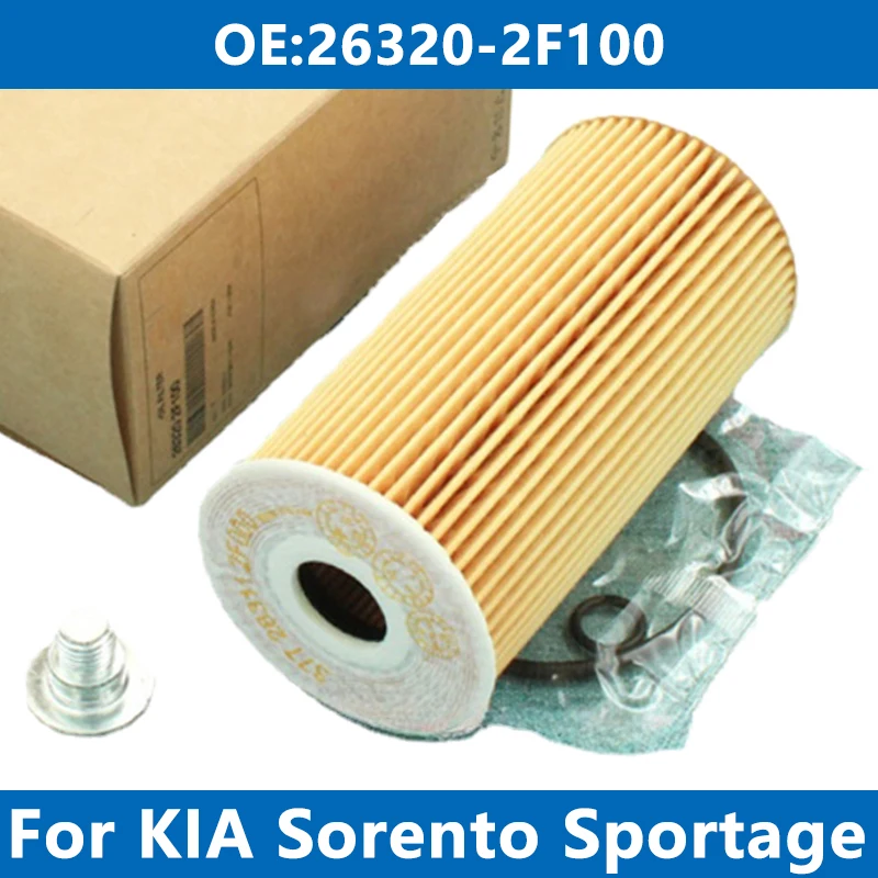 

Car Oil Filter Kit 26320-2F100 For KIA GRAND CARNIVAL SEDONA III SORENTO II III SPORTAGE III IV STINGER 2.2 CRDi VGT 4WD AWD