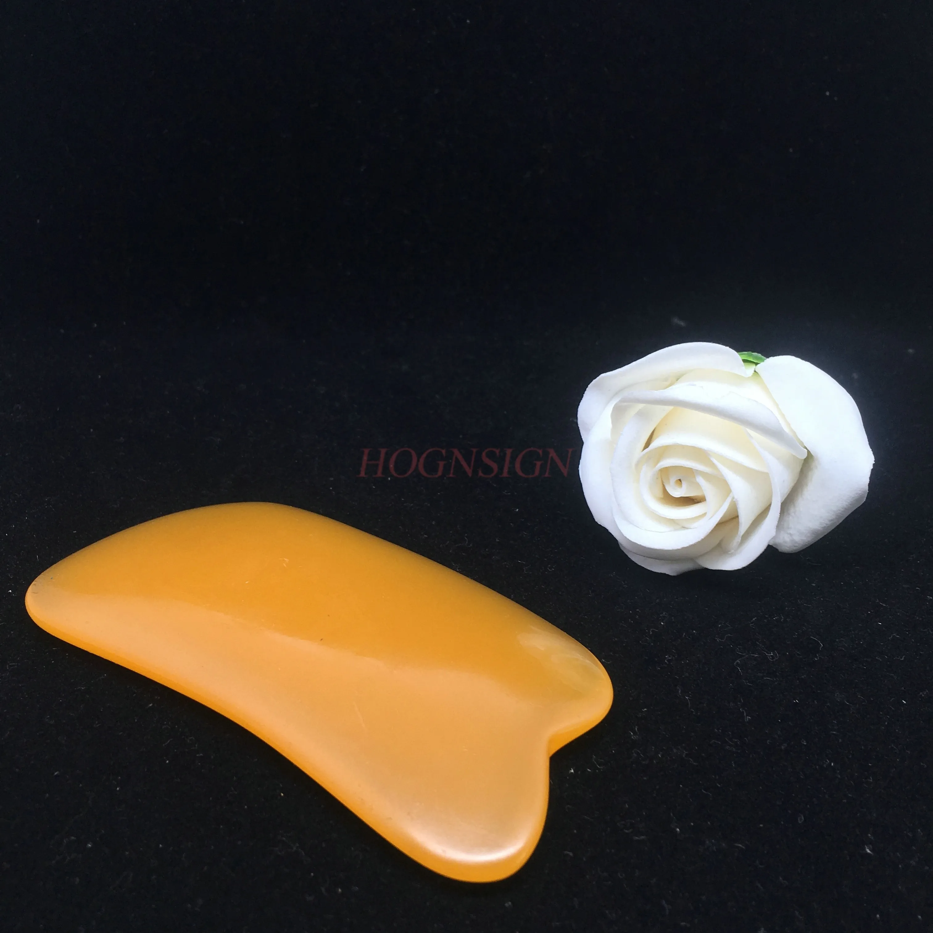 meridian plate Beeswax meridian scraping plate piece and tendon stick on the back of face-lifting body and legs beauty body
