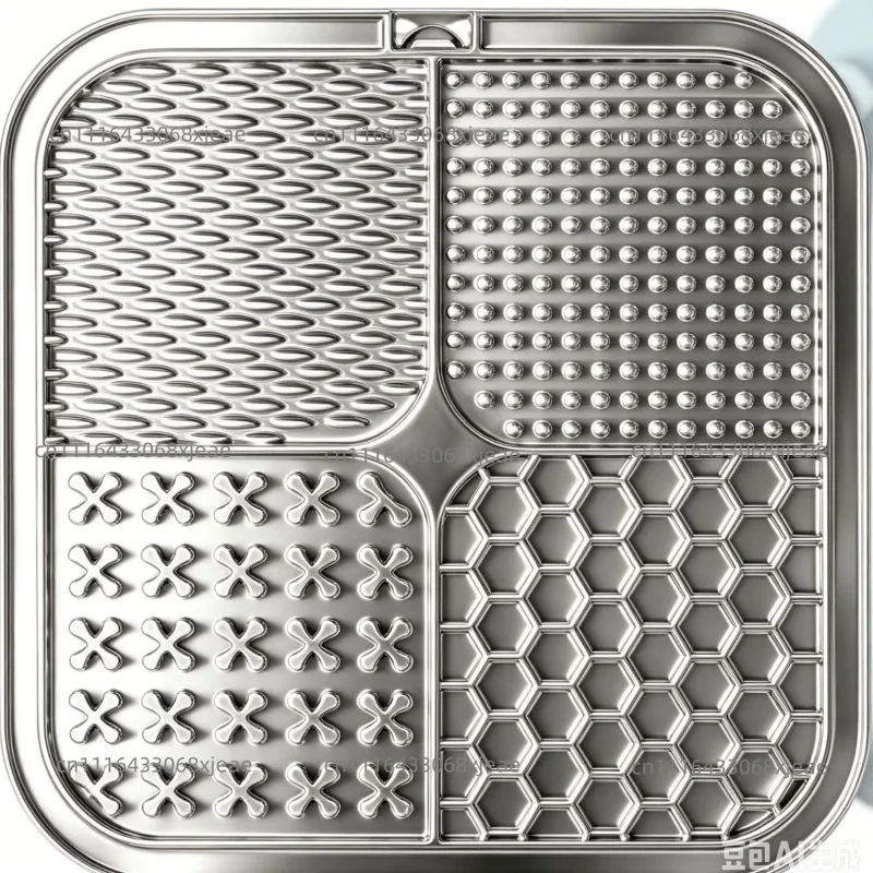 304 Food Grade Pet Bowl Stainless Steel Licking Food Tray Pet Slow Food Pad Suction Cup Dog Basin