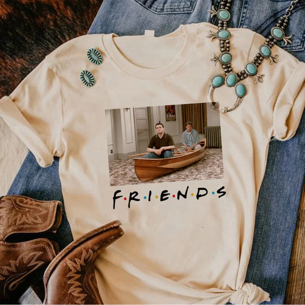 

Friends Chandler t shirt women summer Y2K manga t-shirts female anime clothes