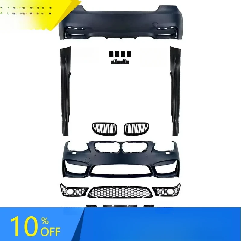 

High E92 M4 Style Body Kit 3 SERIES E92 LCI Car Bumper With Grille Side Skirt 2009-2012