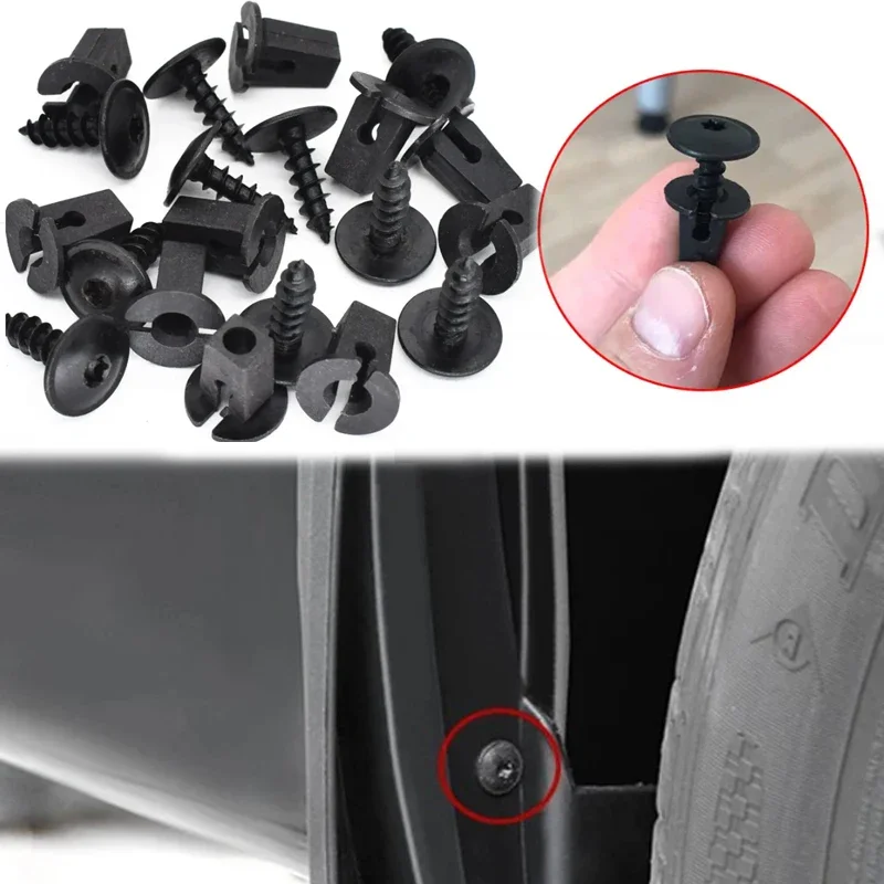 Automotive Accessories Clip Wheel Arch Version Lock Nut Interior Panel Clip Hardware Fast Wire Spacer Self-Tapping Screws