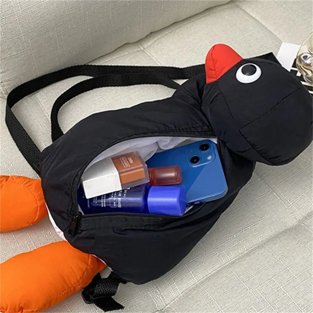 子供用のかわいい黒いぬいぐるみ、漫画風プラッシュリュックサック、ペンギンぬいぐるみショルダーバッグ、ペンギンぬいぐるみバッグ、ペンギンぬいぐるみリュックサック