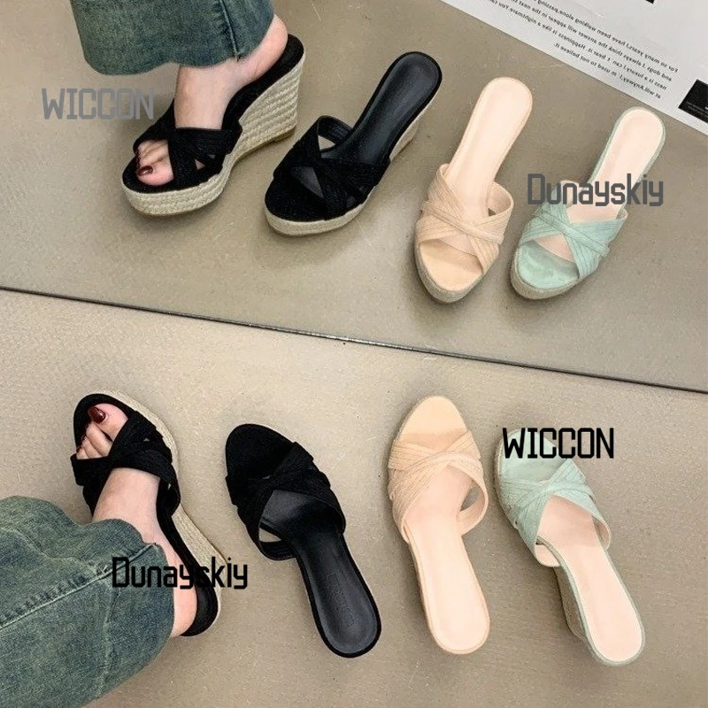 

Нежные милые тапочки из ротанга, романтические женские костюмы для косплея, Jirai Kei Kawaii, винтажные вечерние повседневные тапочки на Хэллоуин