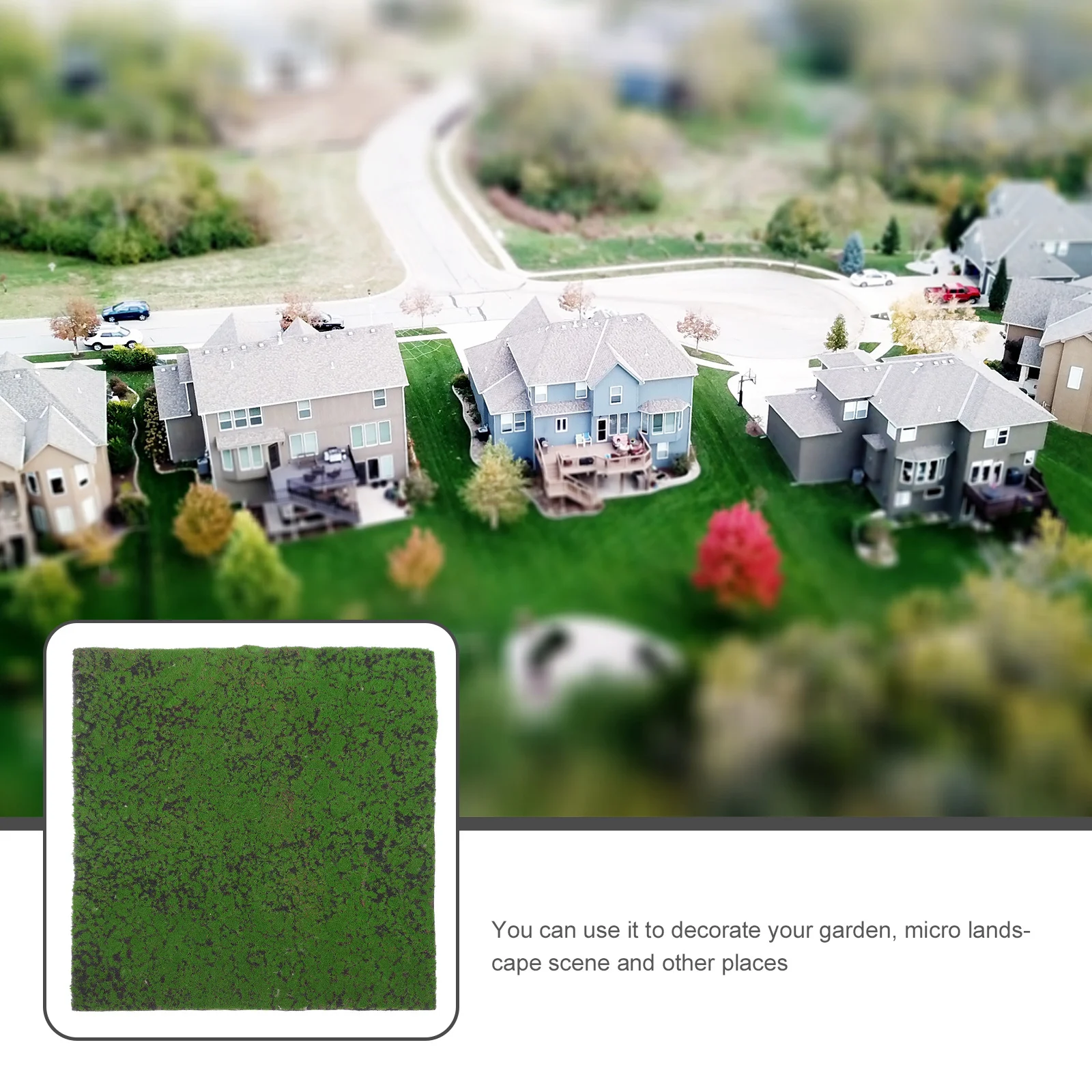 

Artificial Moss Fake Grass for Micro Landscape Mini Garden Landscaping Decor Realistic Turf Moss Mat Simulation Plant