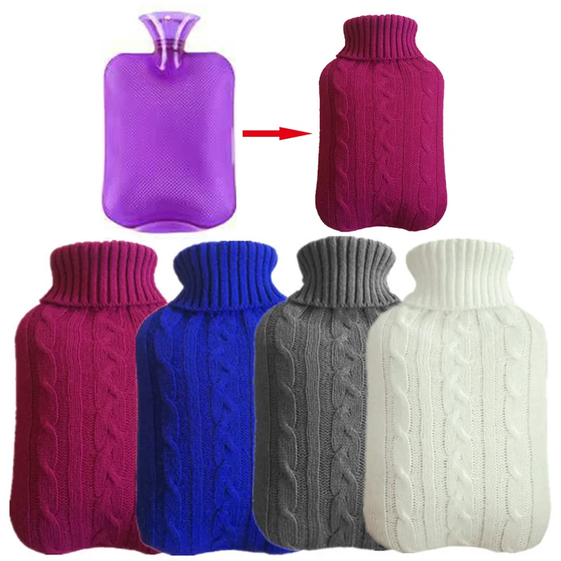 2000ml Large Knitted Hot Water Bag Cover Warm Explosion-Proof Cold-Proof Heat Preservation Hot Water Bottle Cover For Keep Warm