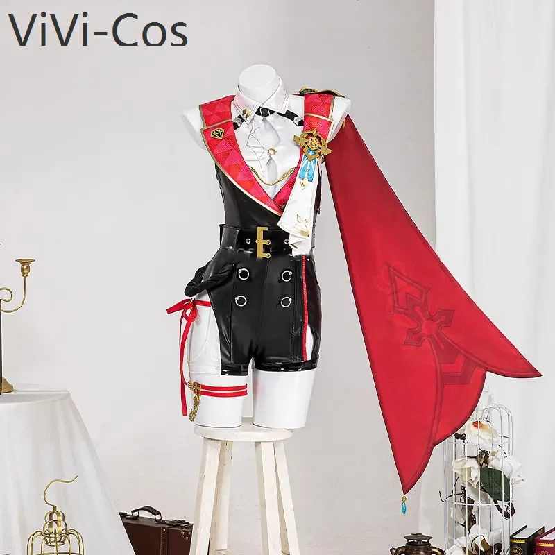 ViVi-Cos Honkai: Star Rail Topaz&Numby Game Suit Gorgeous Jumpsuits Cosplay Costume Halloween Party Role Play Outfit Women