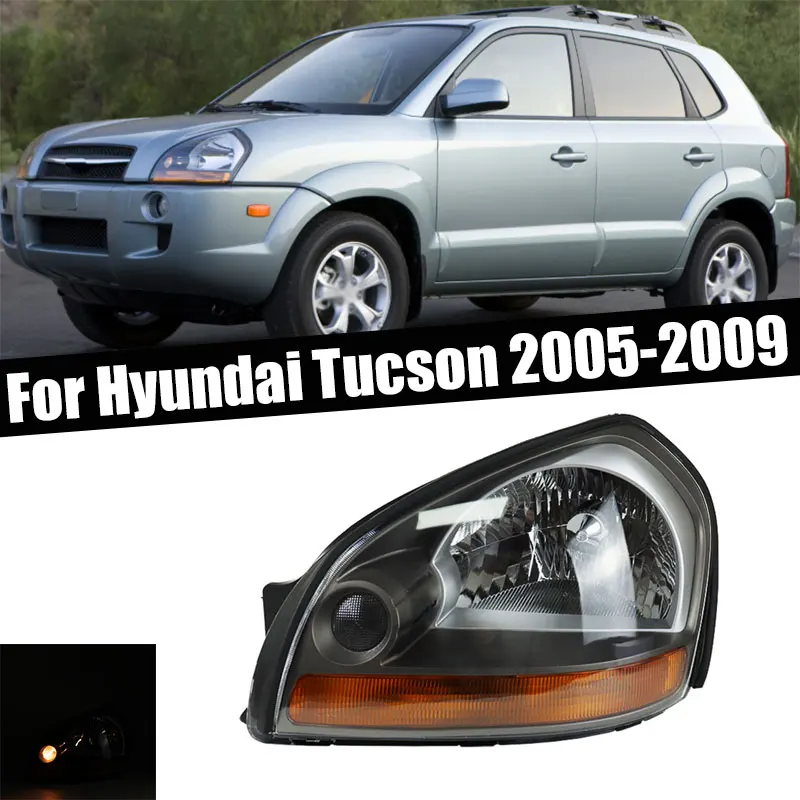 

For Hyundai Tucson 2005 2006 2007 2008 2009 Car Accessories Front Headlight Signal Lamp Head Light Car Driving Light Assembly