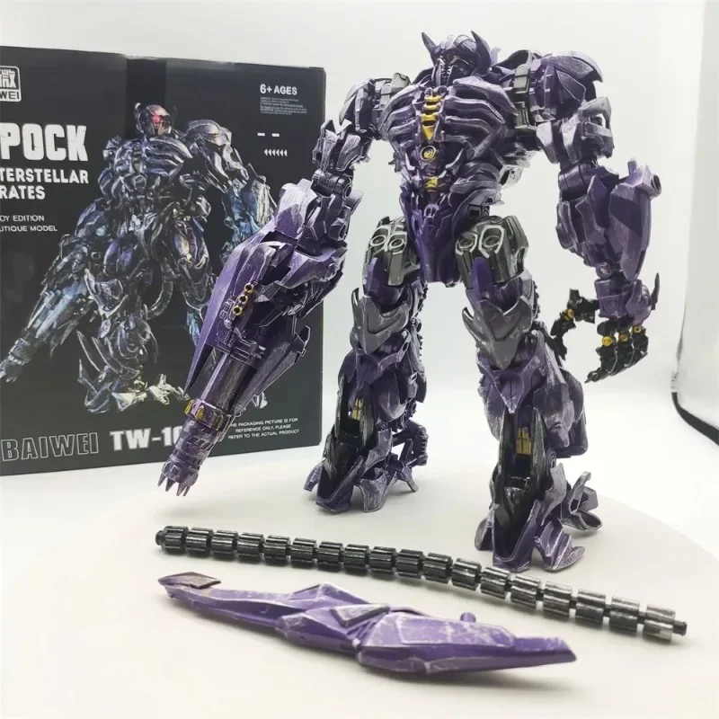 Baiwei Model Transformatie TW1028 Shockwave KO SS56 Film Megotron Vervorming Auto Robot Legering Anime Action Figure Speelgoed op Voorraad