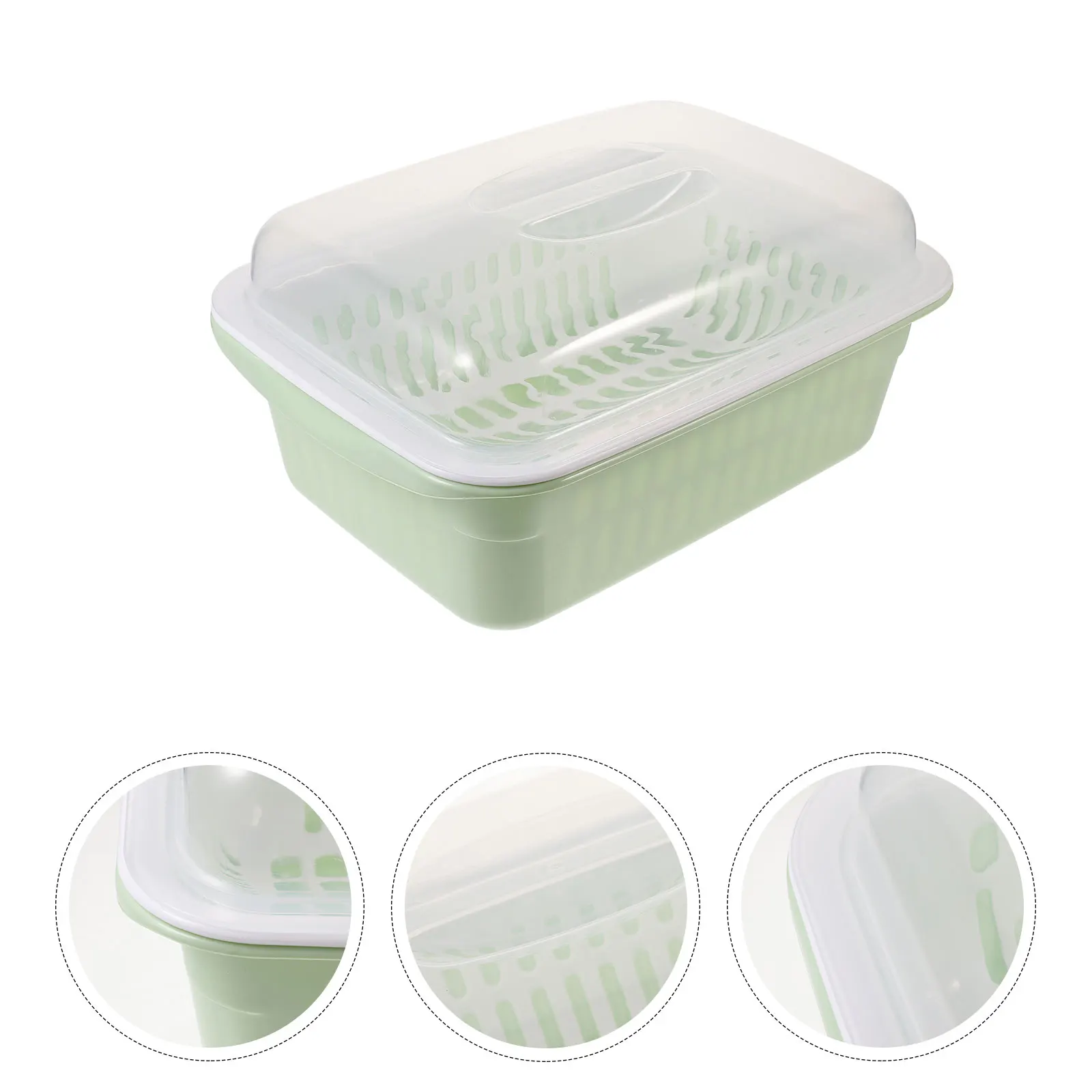 

Kitchen Dish Rack Infant Bottle Drying Shelf Transparent Tableware Storage Drainer Eco-Friendly Pp Material Baby Bottle