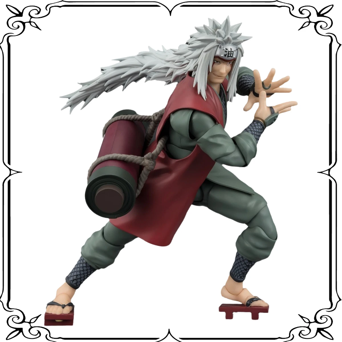 En Stock Bandai Original Ultramanl S.H.Figuarts NARUTO Jiraiya Anime figurines jouets pour enfants cadeaux