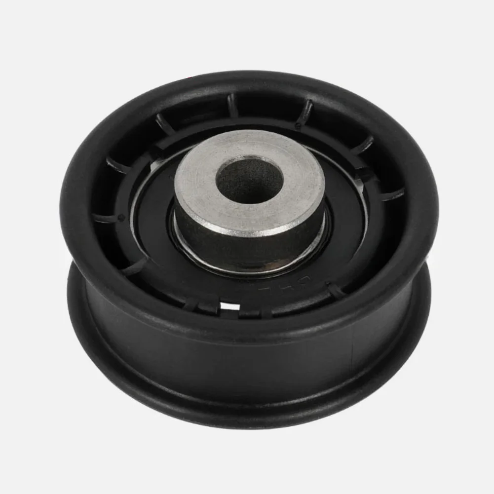 Mower Repair Flat Idler Pulley 604491 Replacement Lawn Mower Black Includes Mounting Accessories Compatible With Various Mowers