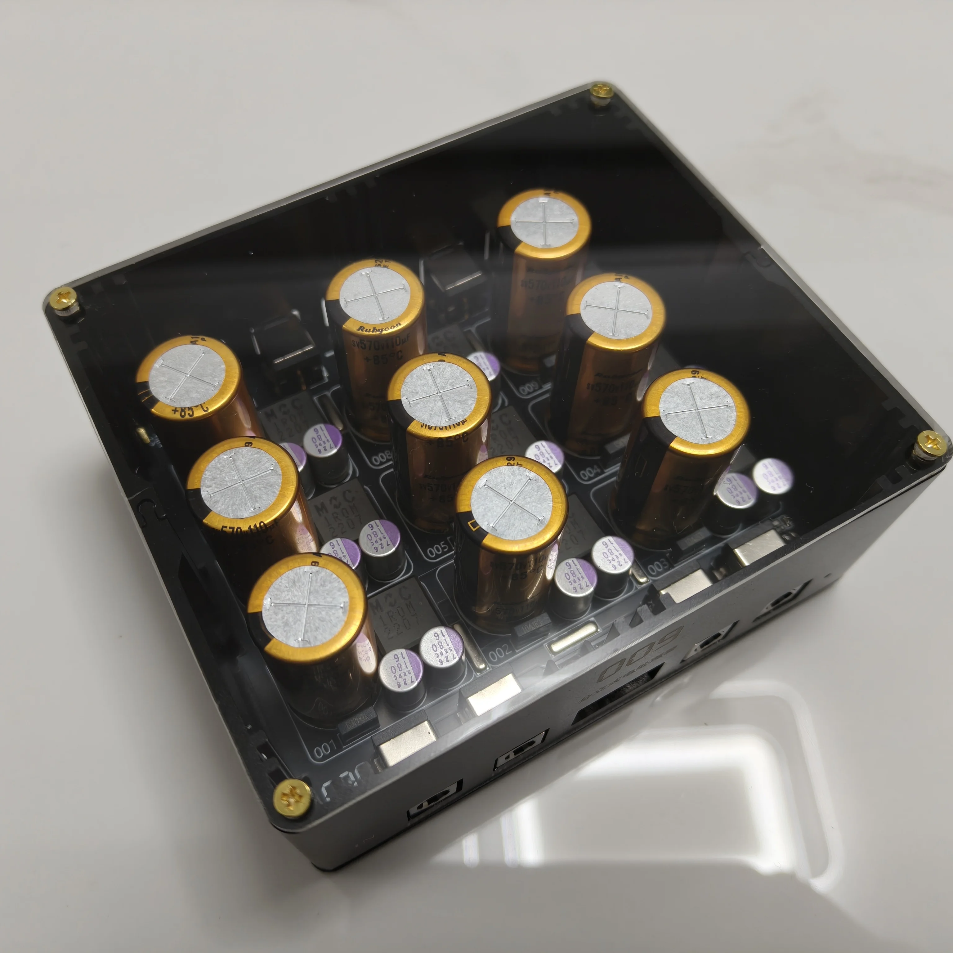 

009-HiEnd Discrete Power Supply Conditioner, 9-Stage CLC Filter Purifier, 20A High Current, Audiophile Power Hub for HiFi System