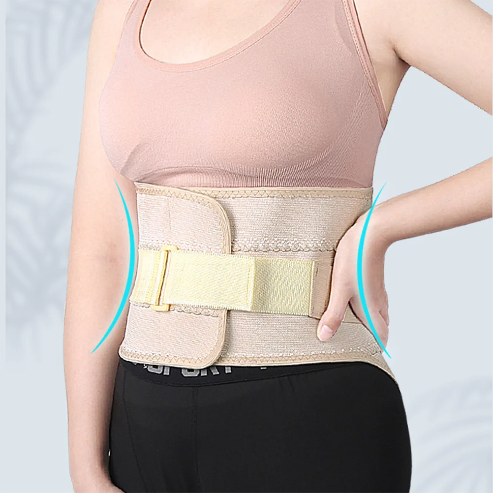 

Postpartum Belly Band Waist Trainer Abdominal Binder Recovery Shapewear Tummy Corset Four Curved Steel Bars Breathable Cotton