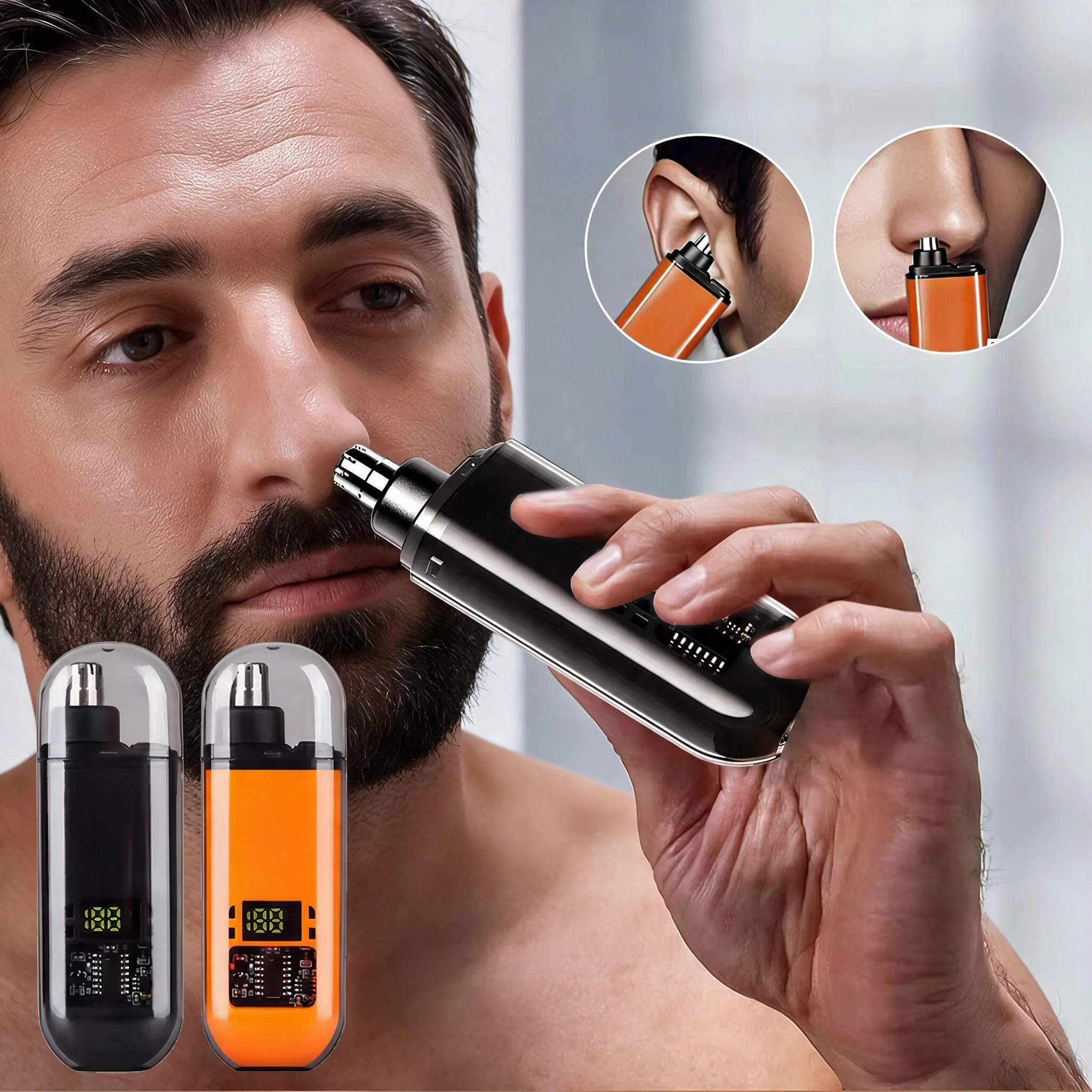 Nose Trimmer - Digitale neus- en oorhaartrimmer voor mannen,