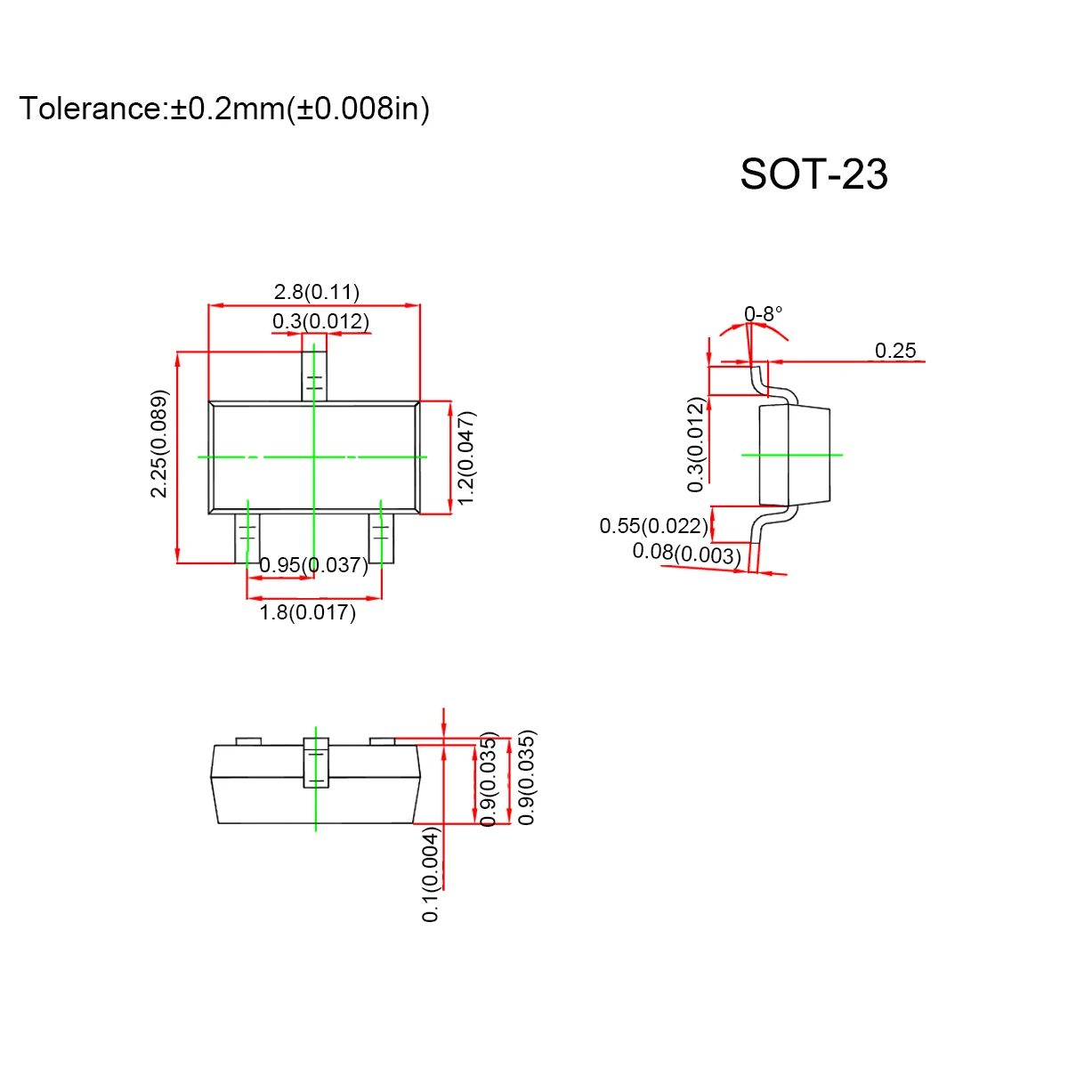 100Pcs Mmbt3904 S8050 S8550 Bc817 Ss8550 2Sa1015 Bc847 Ss8050 C945 S9014 Bc807 S9018 Mmbt2222A S9013 2Sc945 SOT-23 Transistor image 2