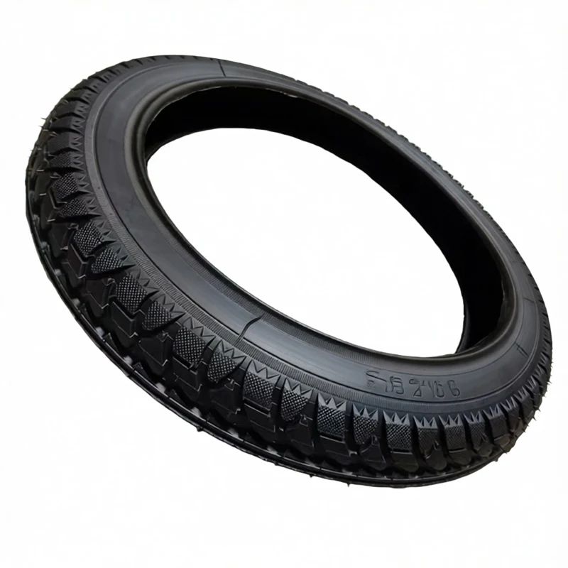 16 X 2.125 Bike Outer Tire Rubber Enhance Traction Folding Bike Replacement Outer Tire Superb Grip view 6