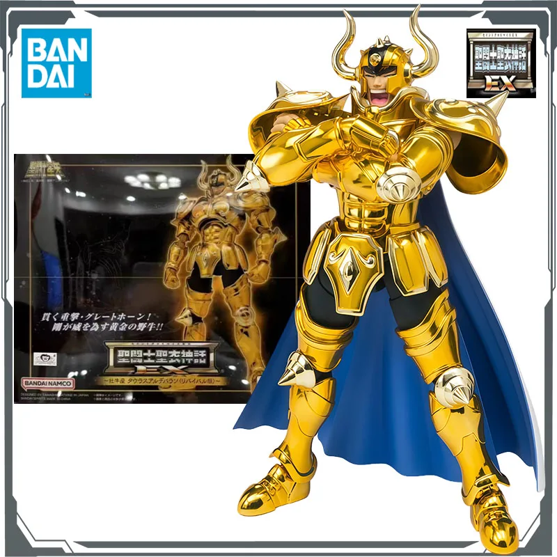 Bandai Original Myth Cloth EX Aldebaran The Taurus Anime figuras de acción juguetes para niños regalo de Navidad adornos de modelos coleccionables
