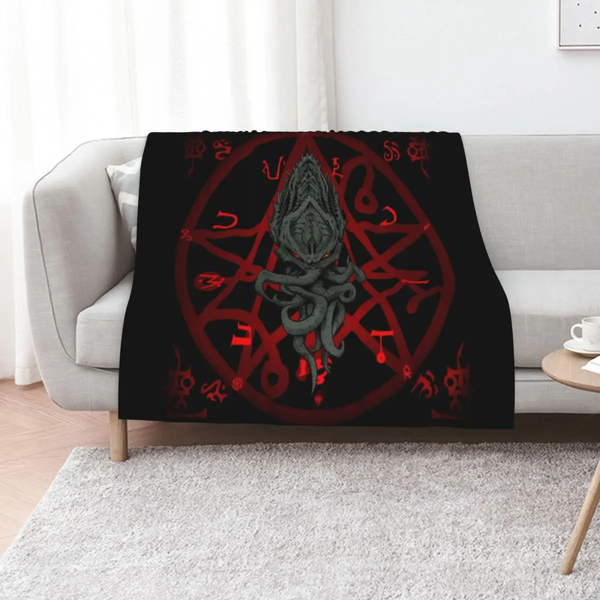 Rise of Cthulhu Throw Blanket Furry Thins Personalized Gift Thermal Single Comforter Blankets